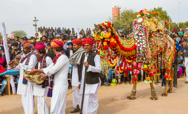 Enjoy a glimpse of the beautiful culture of Rajasthan at Bikaner Camel festival.