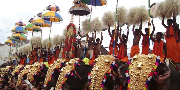 Witness the India cultural extravaganza at its best during Pooram
