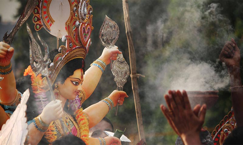 Durga Puja festival celebration tour in West Bengal