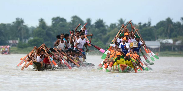 boat race in tripura