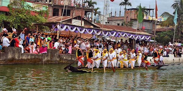 Traditional boat race festival of Meitei Community of Manipur