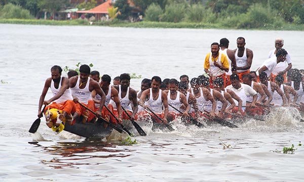 Snake boat race in the Kerala - Nehru Trophy